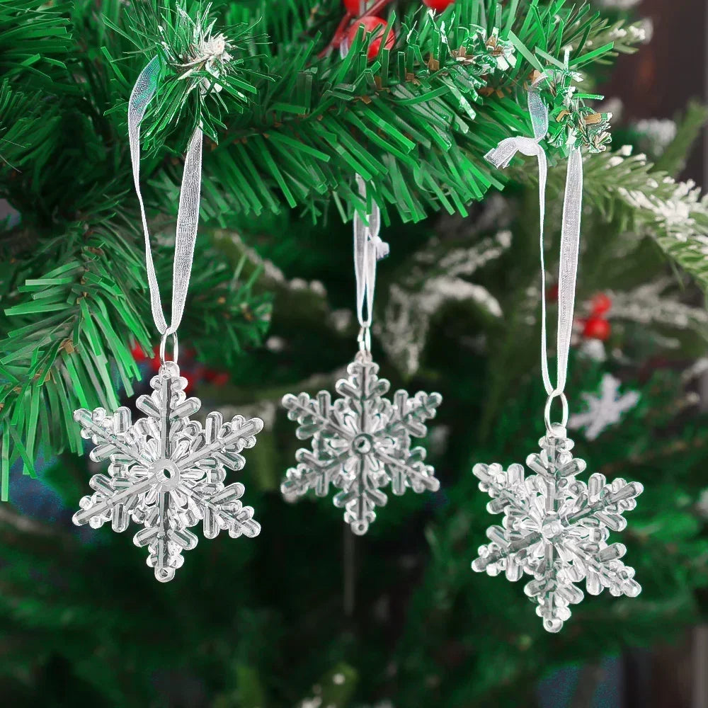 Frostelle™ – Crystal Snowflake & Icicle Ornaments Set