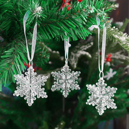Frostelle™ – Crystal Snowflake & Icicle Ornaments Set