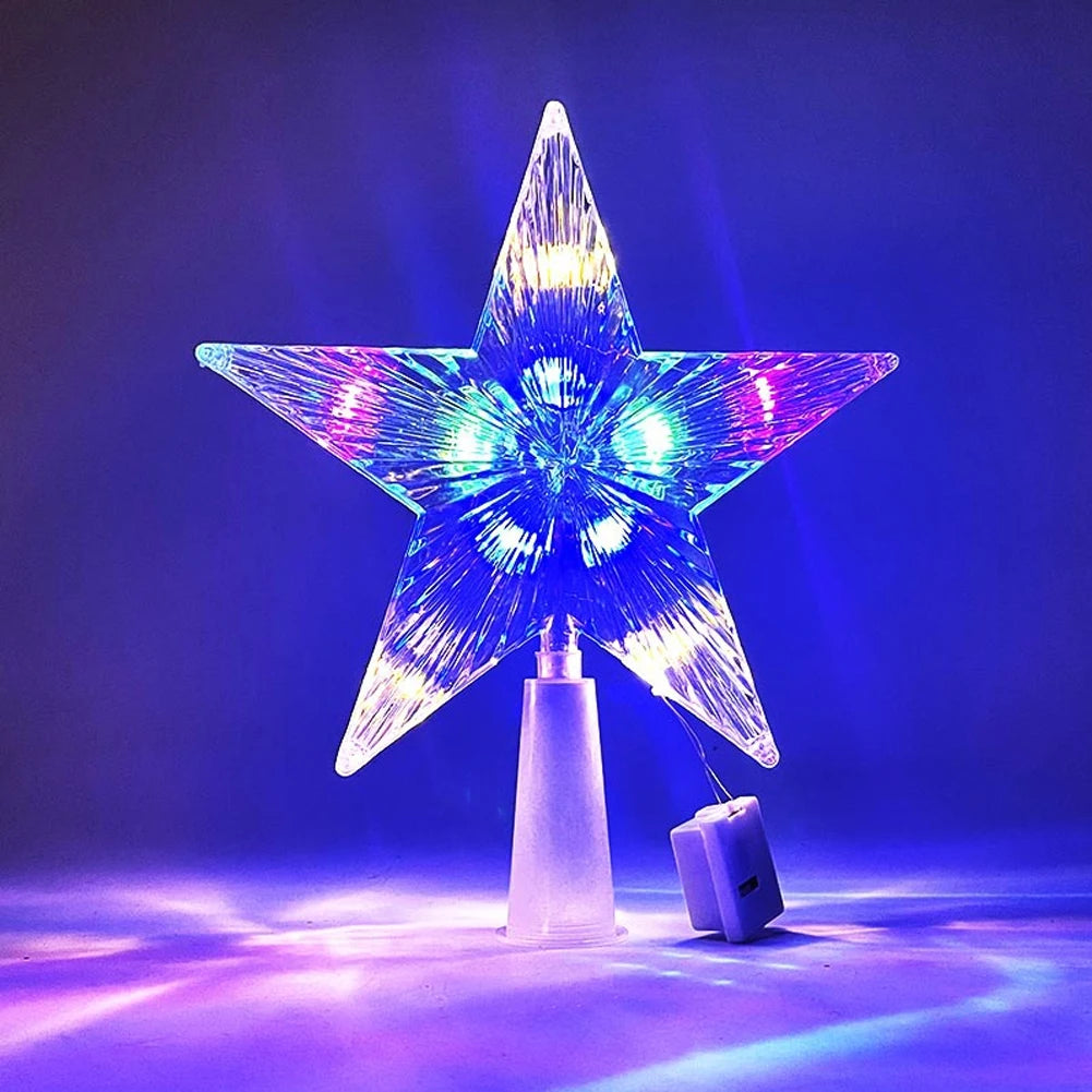 Stellora™ – LED Glowing Star Tree Topper