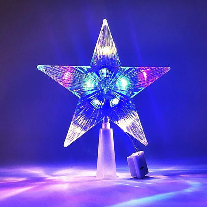 Stellora™ – LED Glowing Star Tree Topper