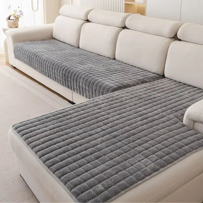 Non-Slip Sofa Cover Plush Fabric