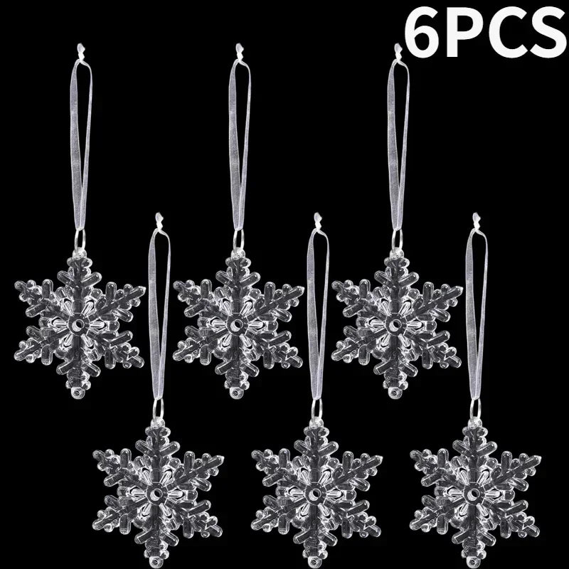Frostelle™ – Crystal Snowflake & Icicle Ornaments Set