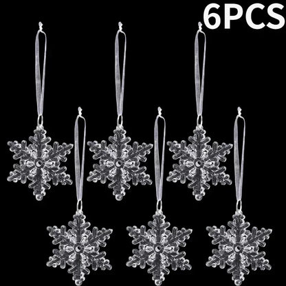 Frostelle™ – Crystal Snowflake & Icicle Ornaments Set