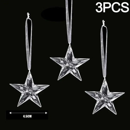 Frostelle™ – Crystal Snowflake & Icicle Ornaments Set