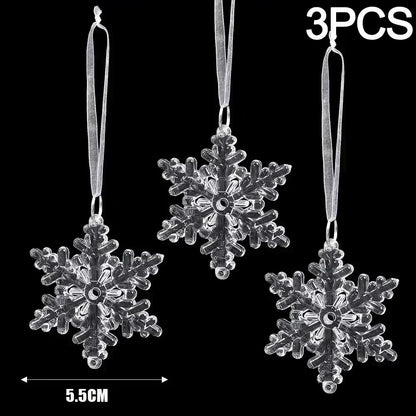 Frostelle™ – Crystal Snowflake & Icicle Ornaments Set