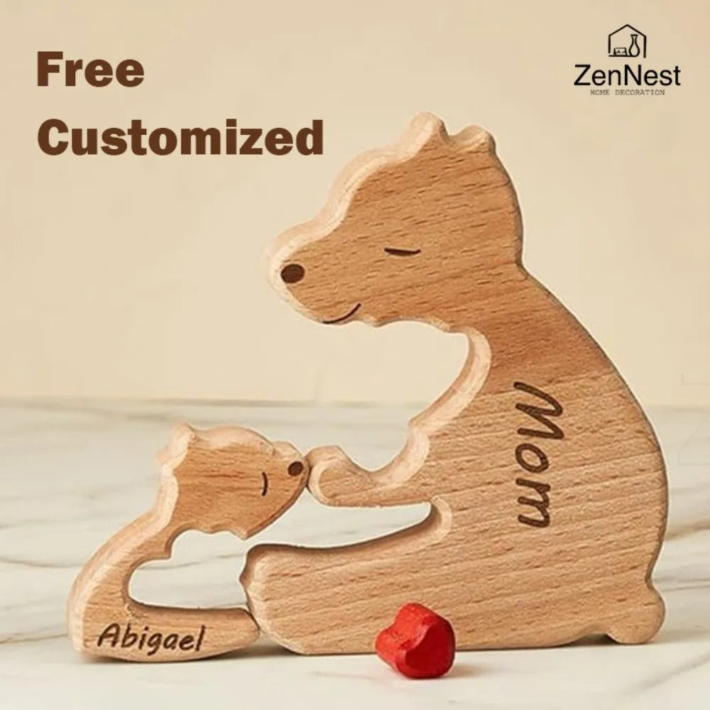 Bearora™ – Wooden Art Puzzle & Home Décor Gift
