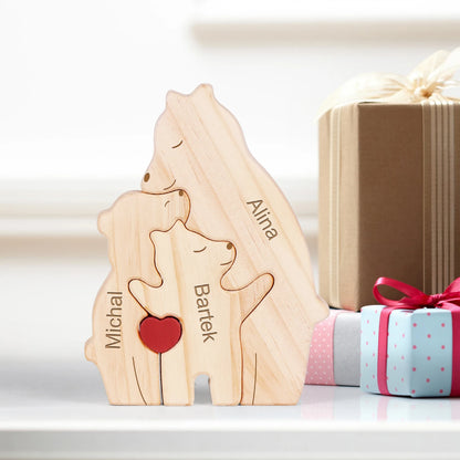 Bearora™ – Wooden Art Puzzle & Home Décor Gift