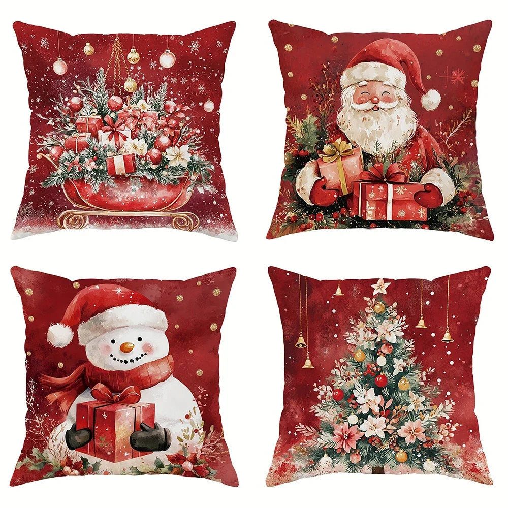 CozyNoel™ – Christmas Cushion Covers Set