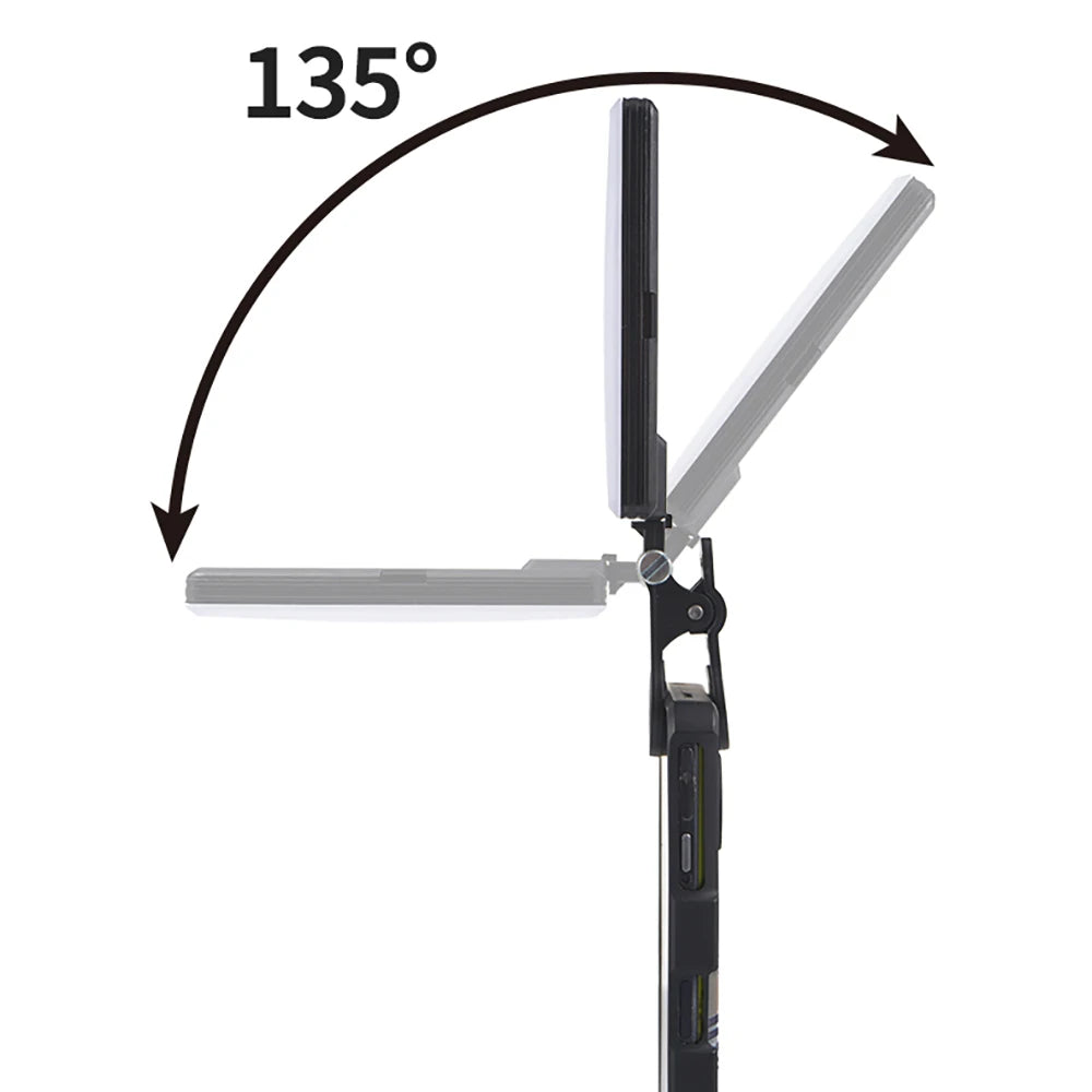 Mini luz LED RGB de relleno con clip: iluminación compacta para vlogs, selfies y vídeos