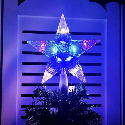 Stellora™ – LED Glowing Star Tree Topper
