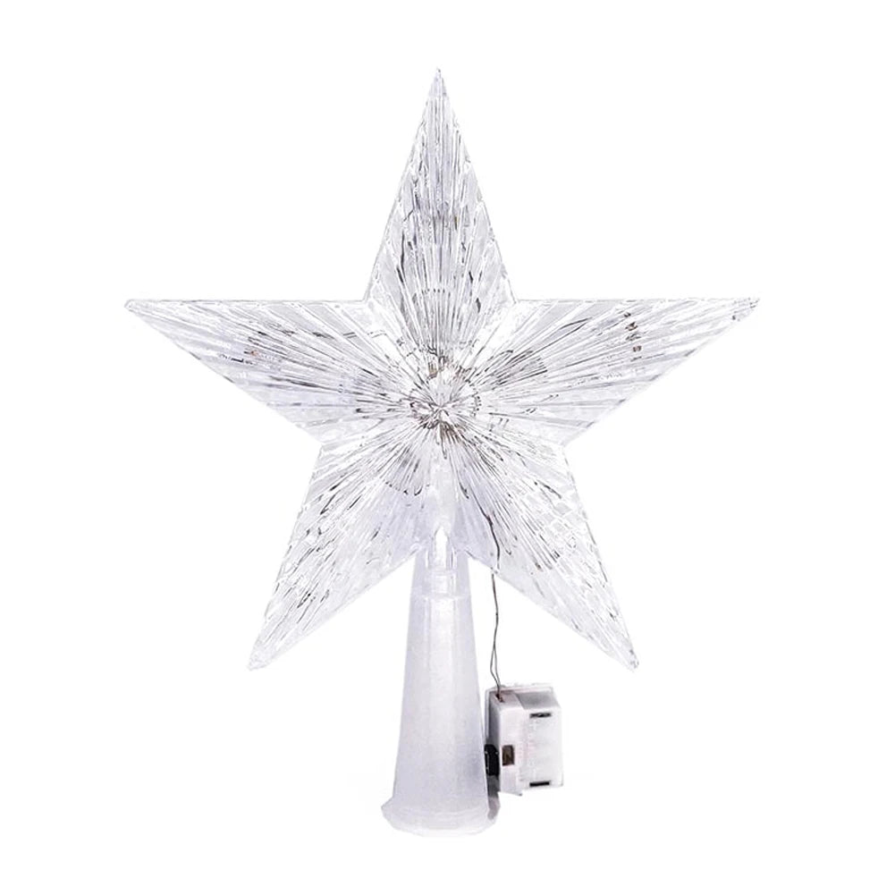 Stellora™ – LED Glowing Star Tree Topper