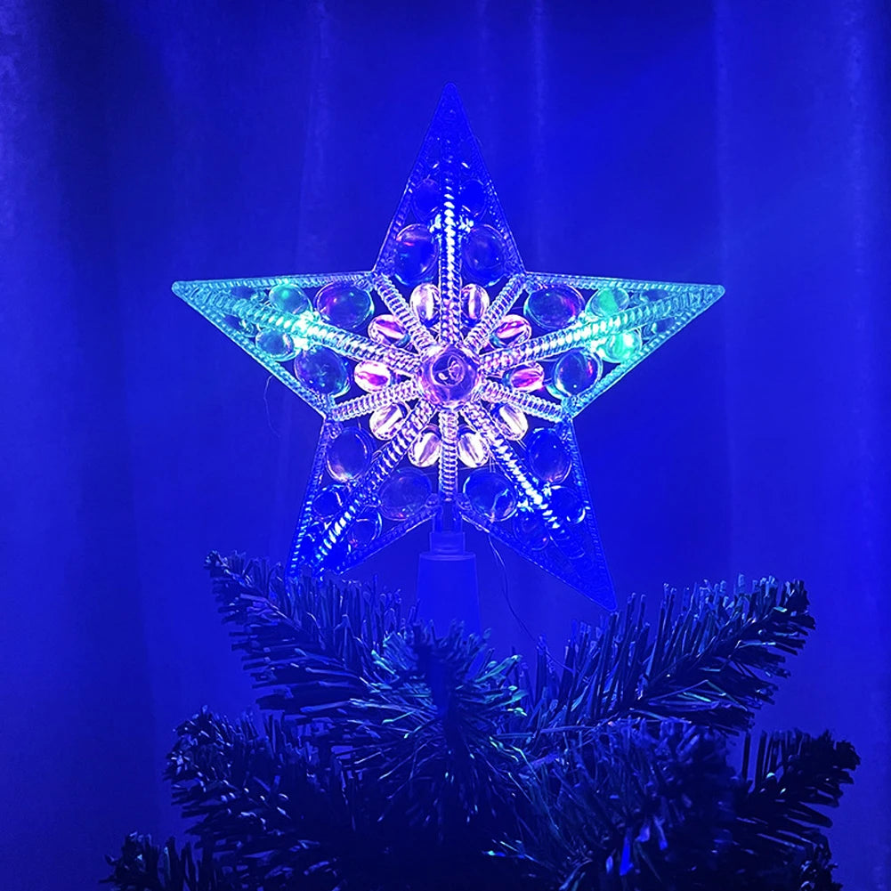 Stellora™ – LED Glowing Star Tree Topper