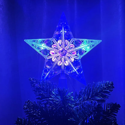 Stellora™ – LED Glowing Star Tree Topper