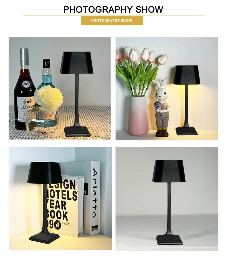 Cordless Table Lamp – Dimmable Bedside Light