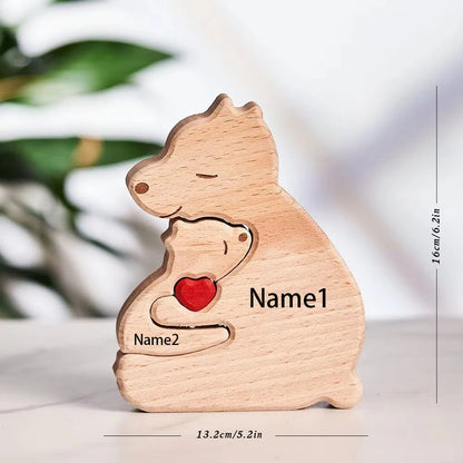 Bearora™ – Wooden Art Puzzle & Home Décor Gift