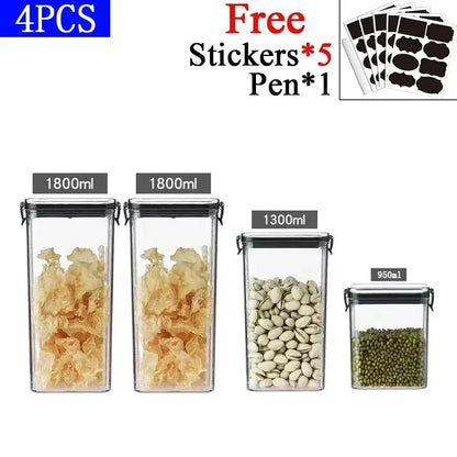 Sealora™ – Stackable Airtight Food Storage Set