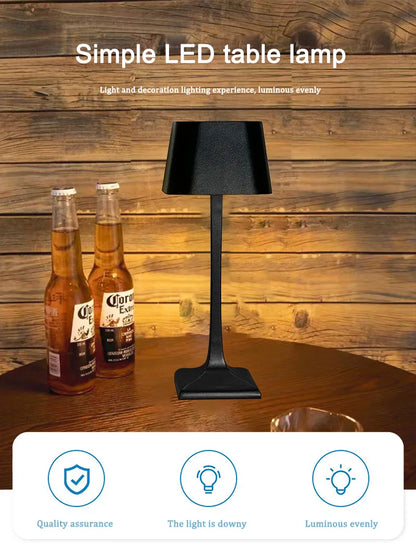 Cordless Table Lamp – Dimmable Bedside Light