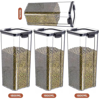 Sealora™ – Stackable Airtight Food Storage Set