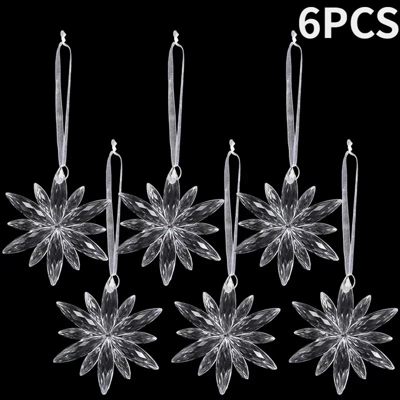 Frostelle™ – Crystal Snowflake & Icicle Ornaments Set