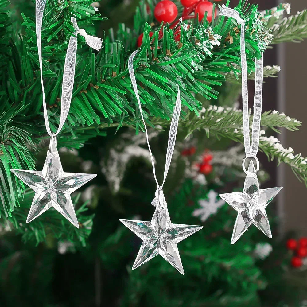 Frostelle™ – Crystal Snowflake & Icicle Ornaments Set