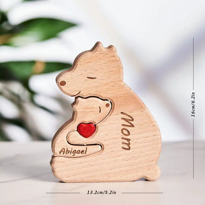 Bearora™ – Wooden Art Puzzle & Home Décor Gift