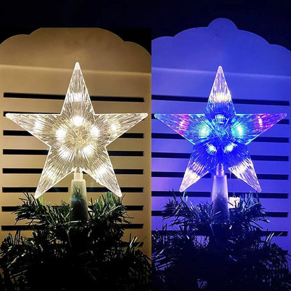 Stellora™ – LED Glowing Star Tree Topper