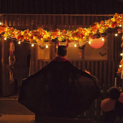 Autumnelle™ – Artificial Maple Leaf Garland