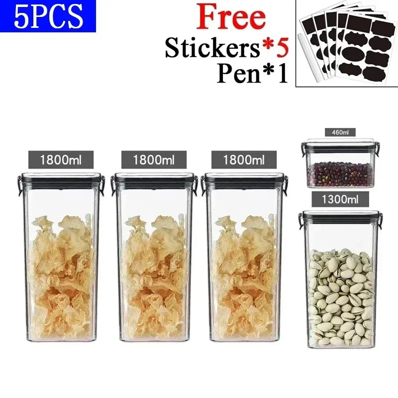 Sealora™ – Stackable Airtight Food Storage Set