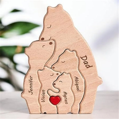 Bearora™ – Wooden Art Puzzle & Home Décor Gift