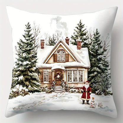 Christmas Winter Pillow Cover