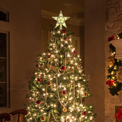 Stellora™ – LED Glowing Star Tree Topper