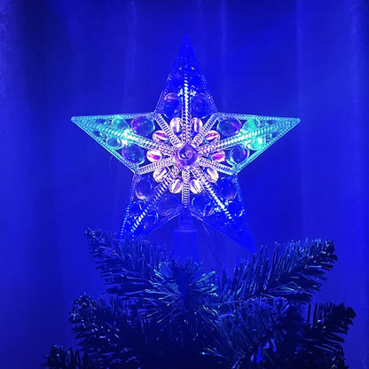 Stellora™ – LED Glowing Star Tree Topper